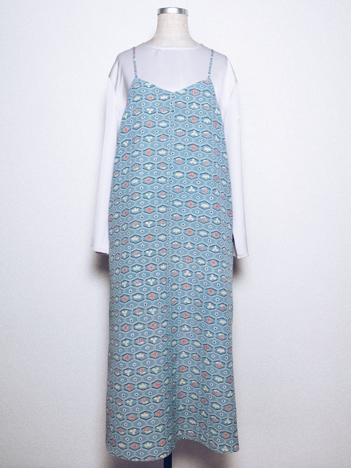 KIMONO camisole dress キモノキャミソールドレス TUOP3M008 小紋