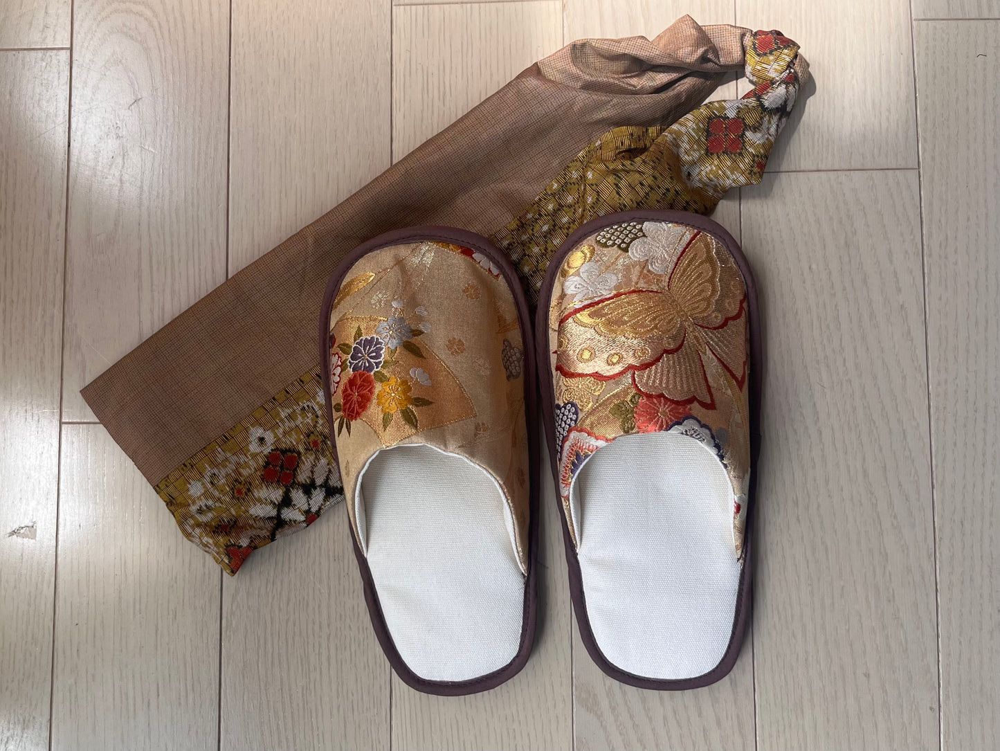 ※母の日プレゼント対象商品※ KIMONO slippers キモノスリッパ MOSL1006