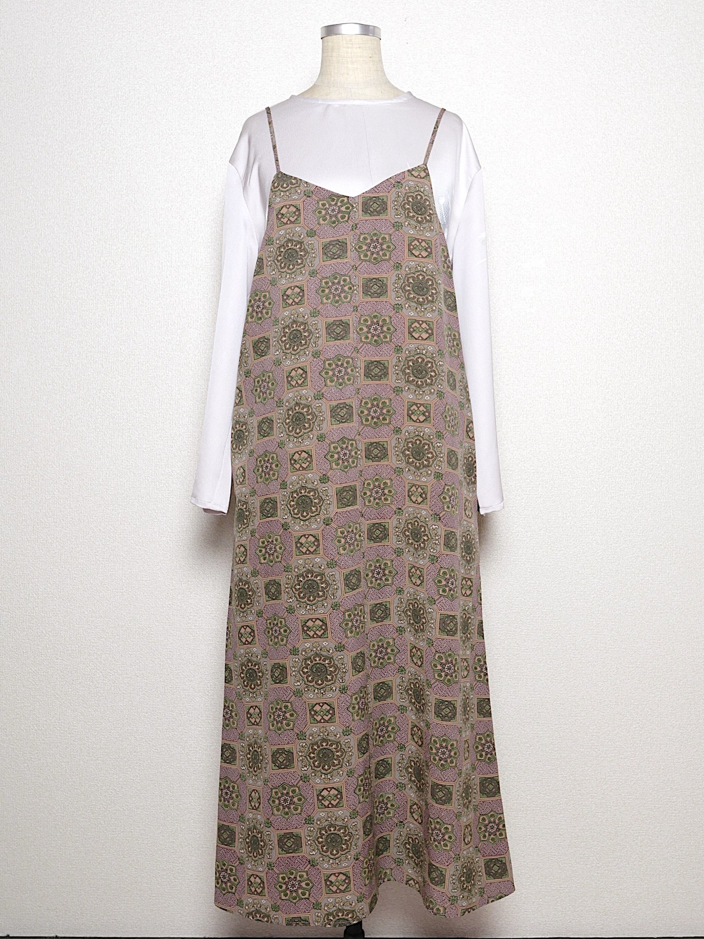 KIMONO camisole dress キモノキャミソールドレス TUOP3M005 小紋