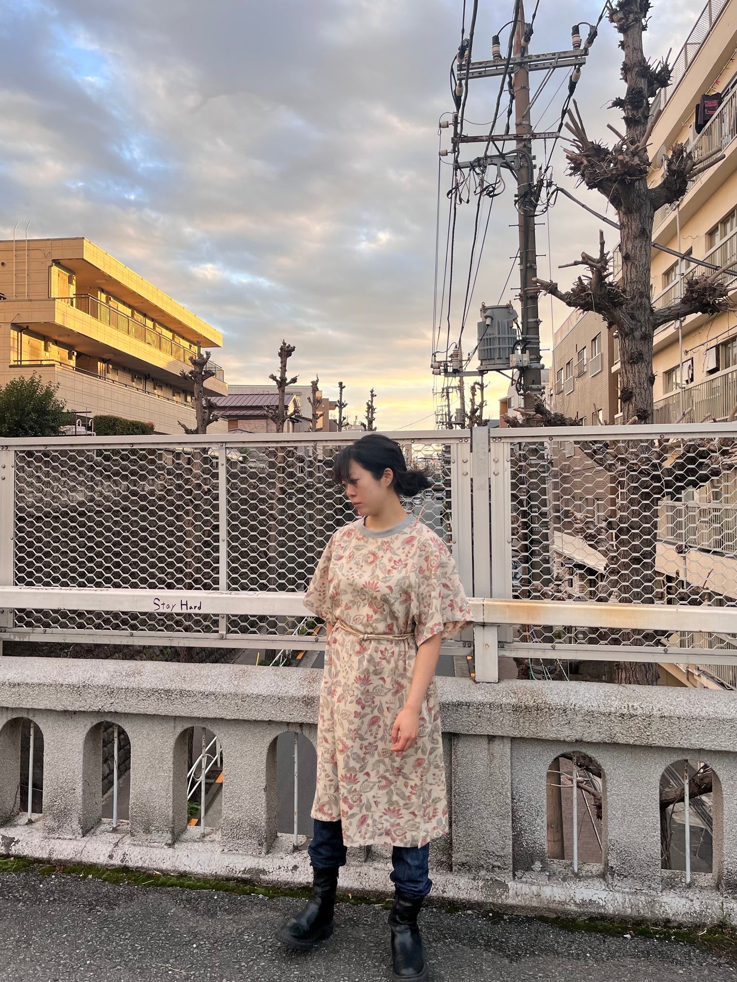 Kimono T-shirts tunic キモノTシャツチュニック TUTC1P006