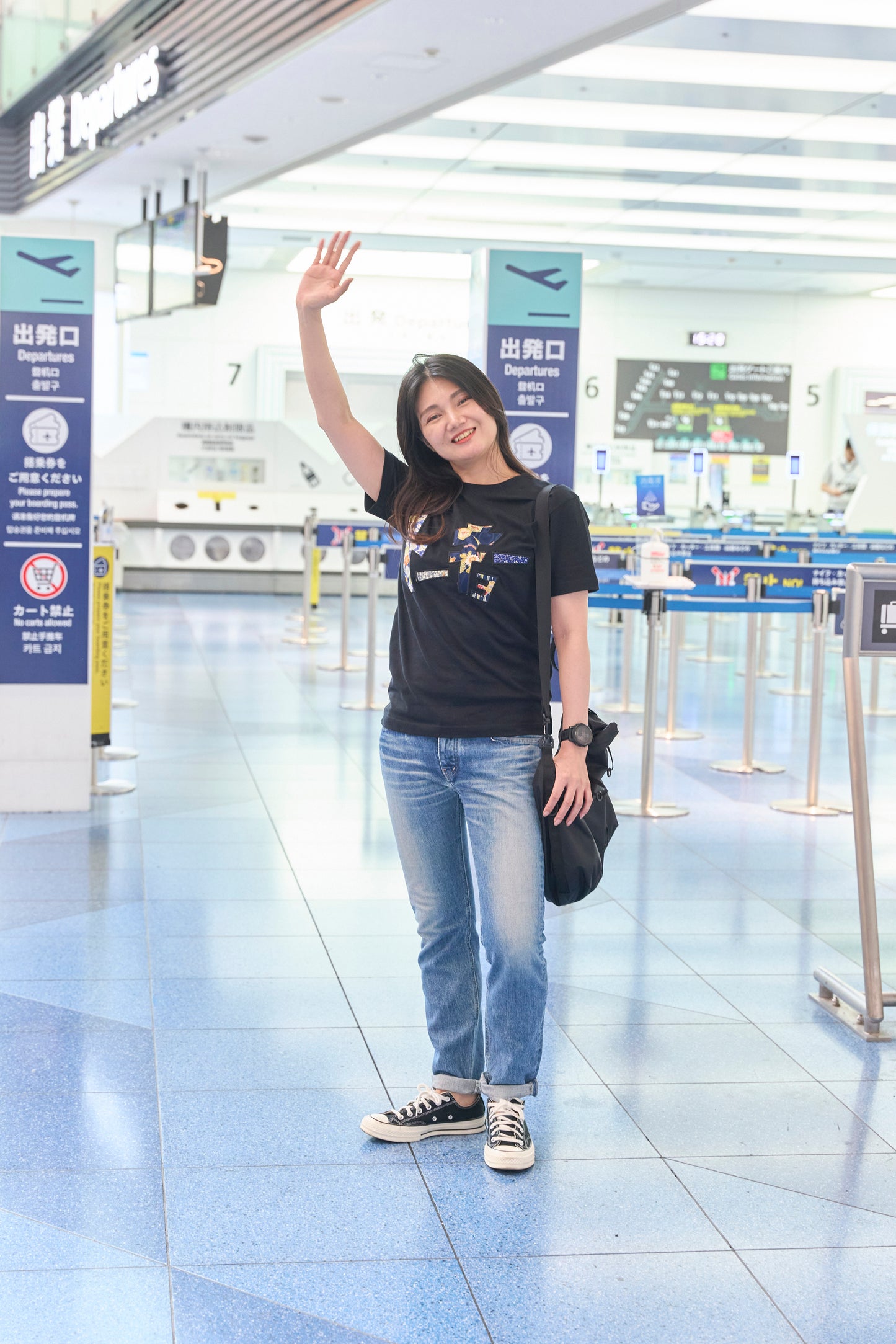 匁momme KIMONO Word T-shirt 【mom-me】 サイズS 24Sep-6