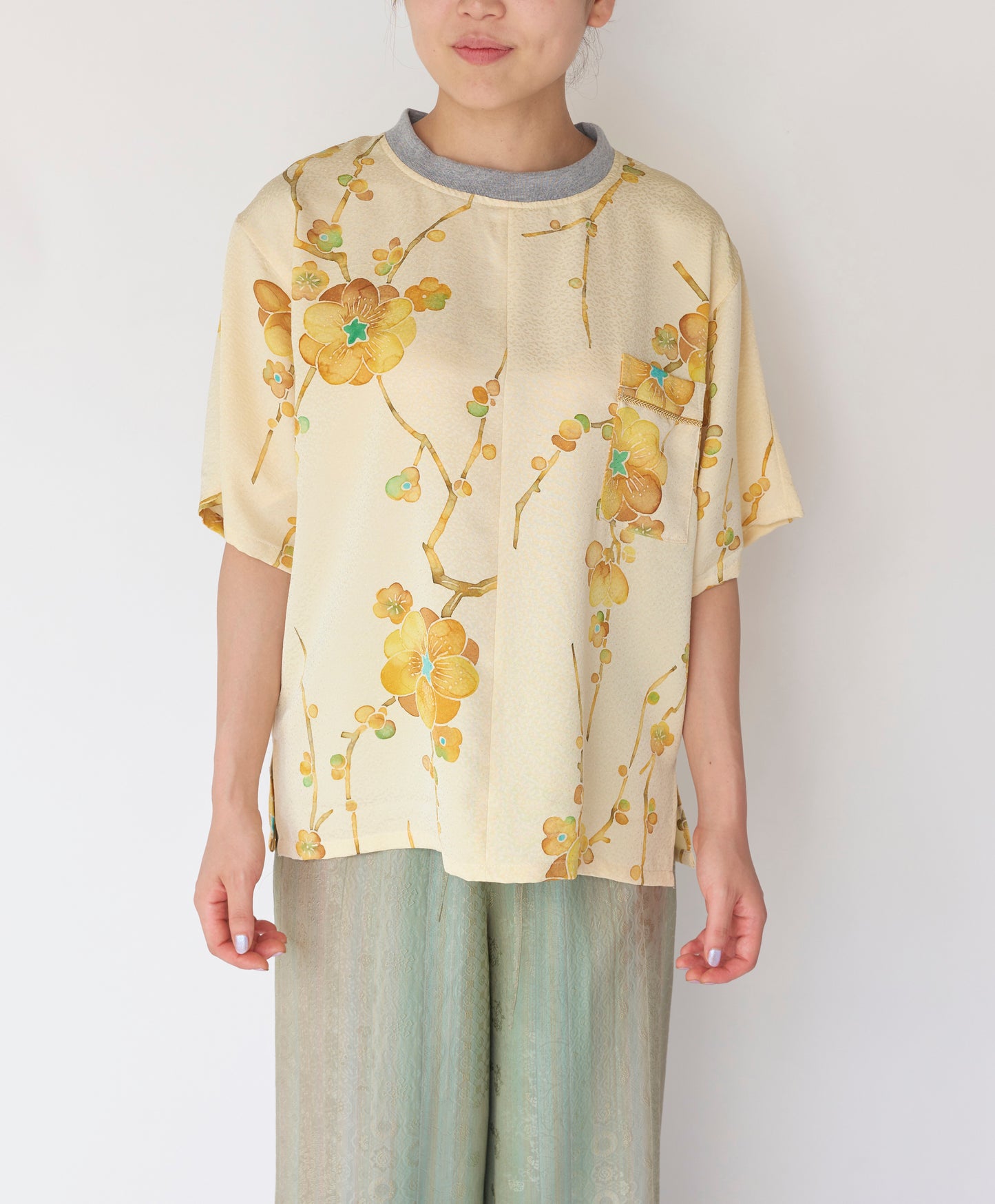 KIMONO Loose T-SHIRTS SIZE S キモノルーズTシャツ TUTT1F008