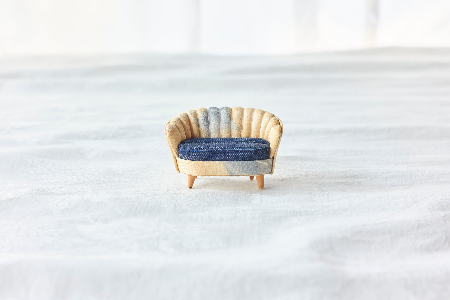 ※母の日プレゼント対象商品※ Yon.×匁MOM ME シェル型 2人掛けSOFA MOYN2002