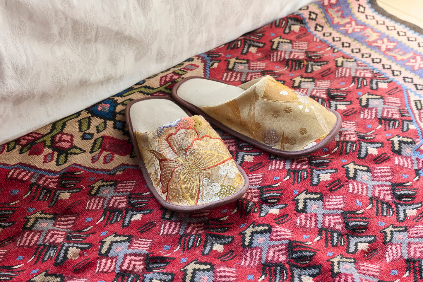※母の日プレゼント対象商品※ KIMONO slippers キモノスリッパ MOSL1010