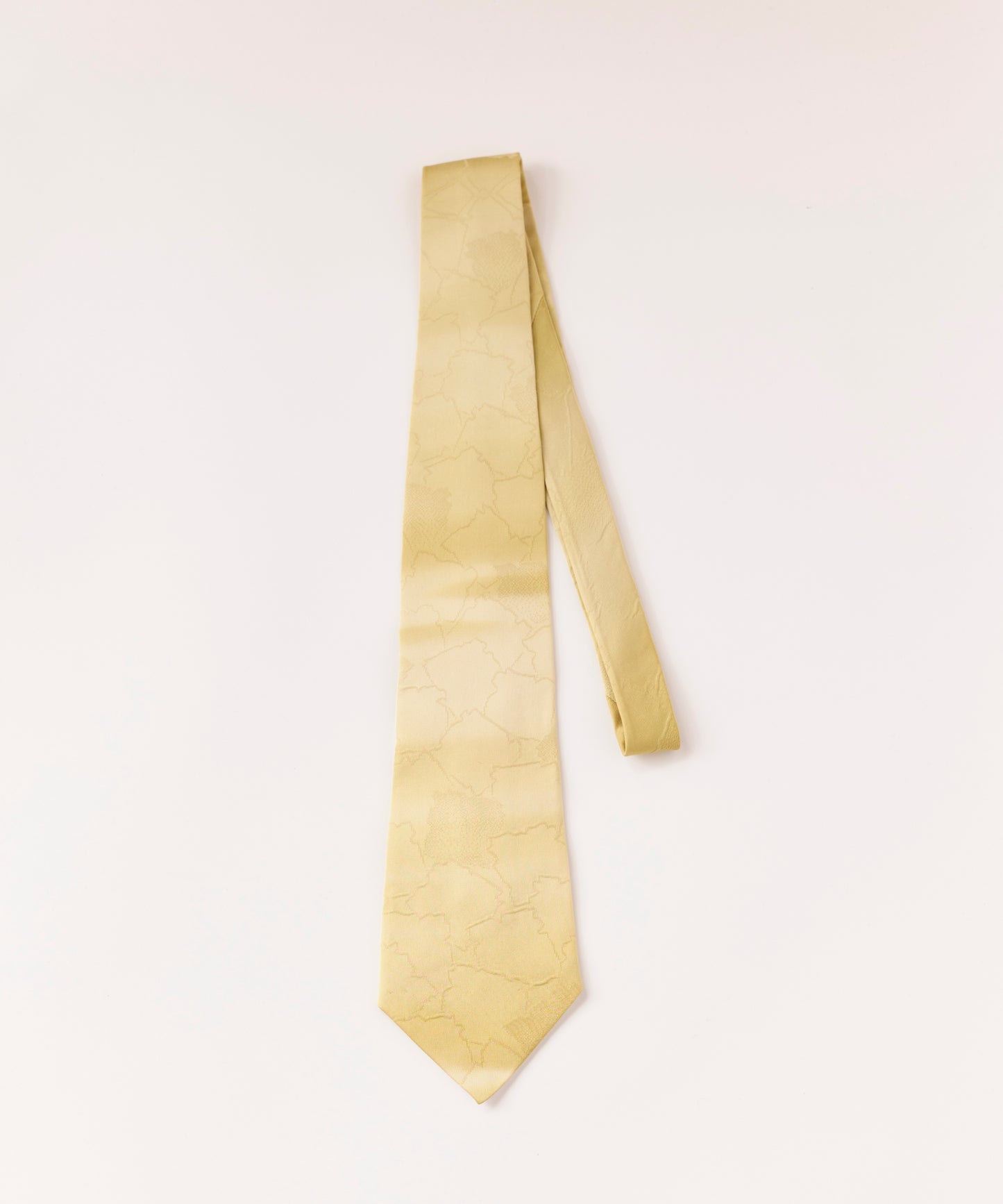 KIMONO casual tie TUAC52502 Y/GRN