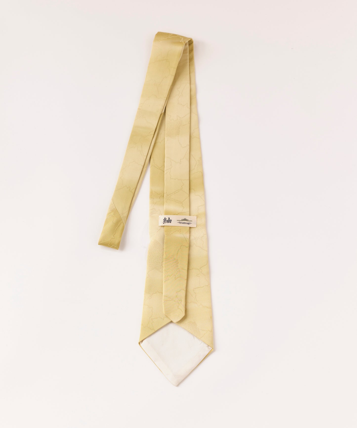 KIMONO casual tie TUAC52502 Y/GRN
