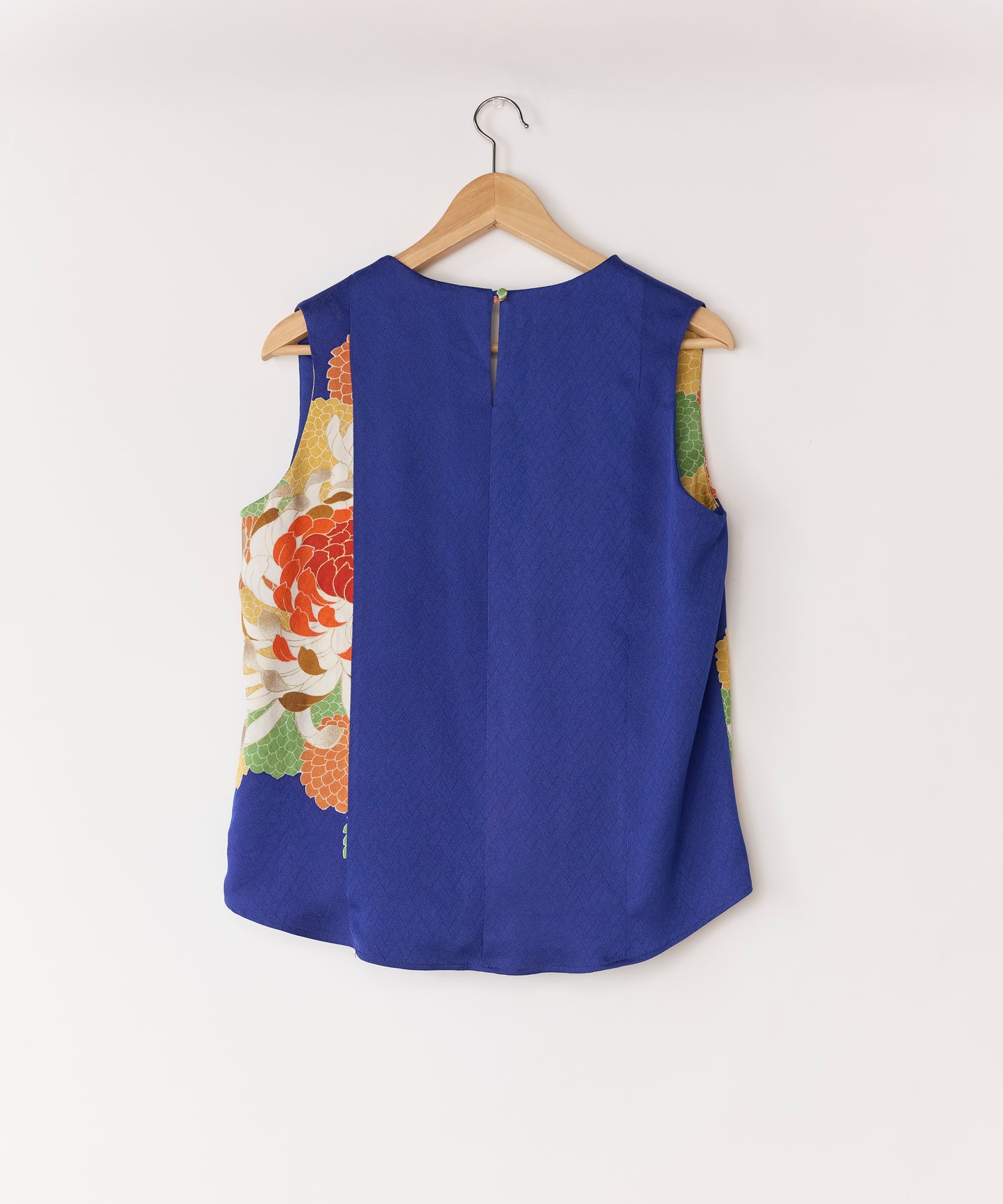 KIMONO tank top TUTT02E007-BLU