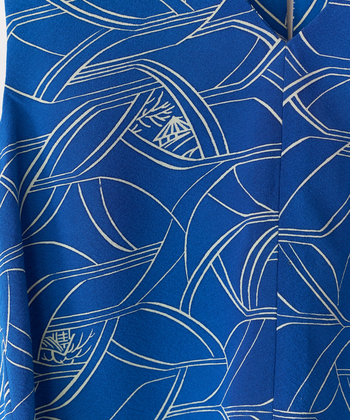 KIMONO tank top TUTT02E010-BLU