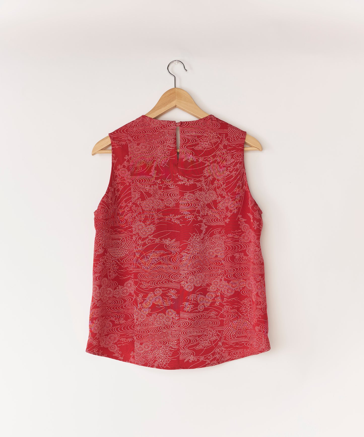 KIMONO tank top TUTT02E011-RED