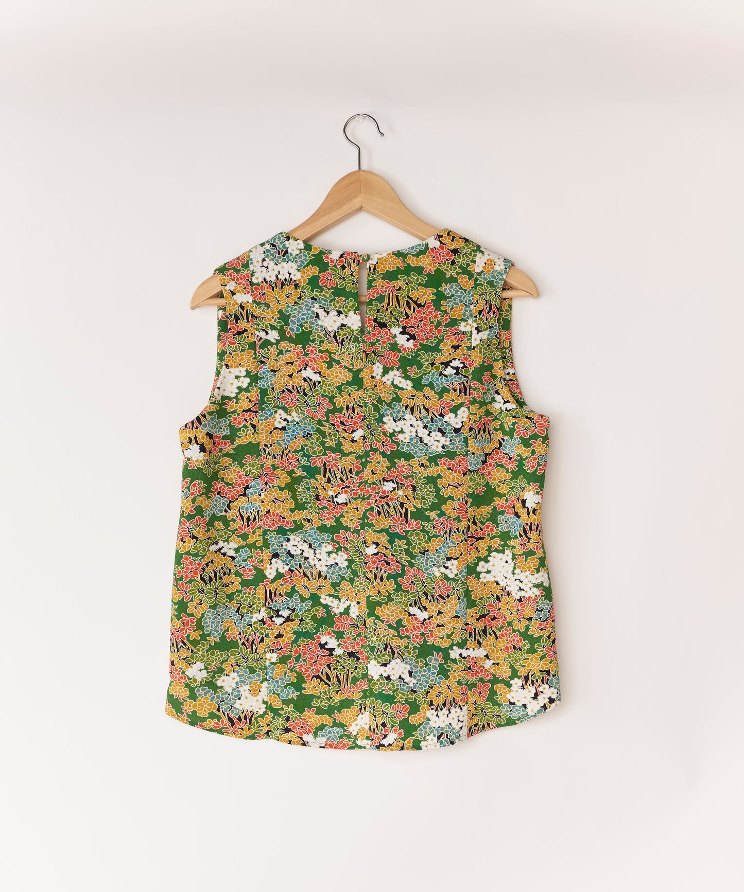 KIMONO tank top TUTT02E014-GRN