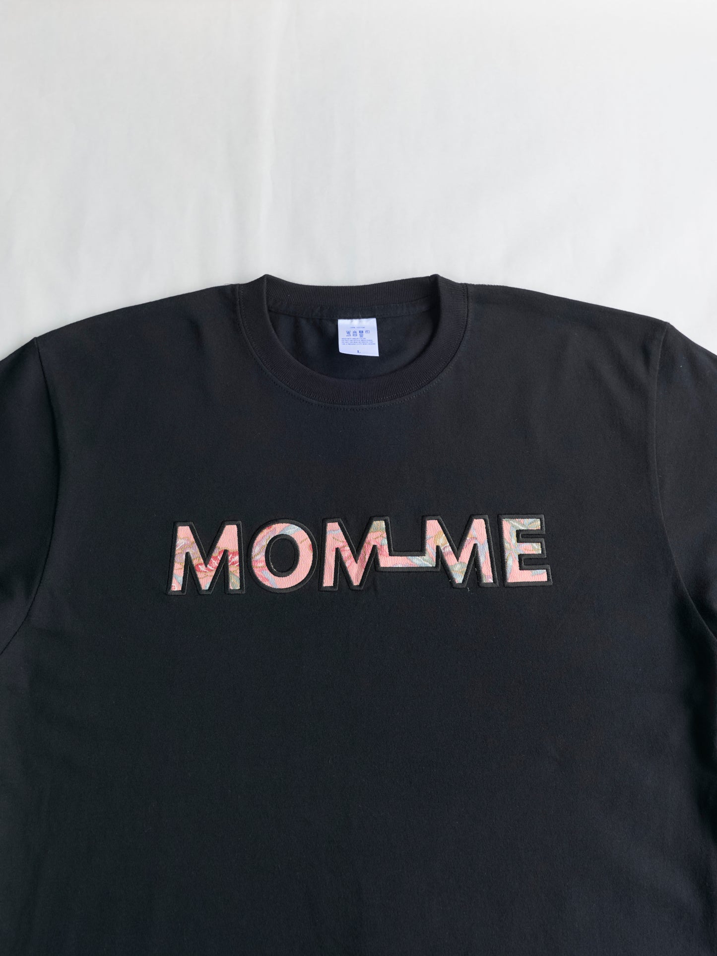 匁momme KIMONO Word T-shirt　【mom-me】 サイズL　24Sep-1