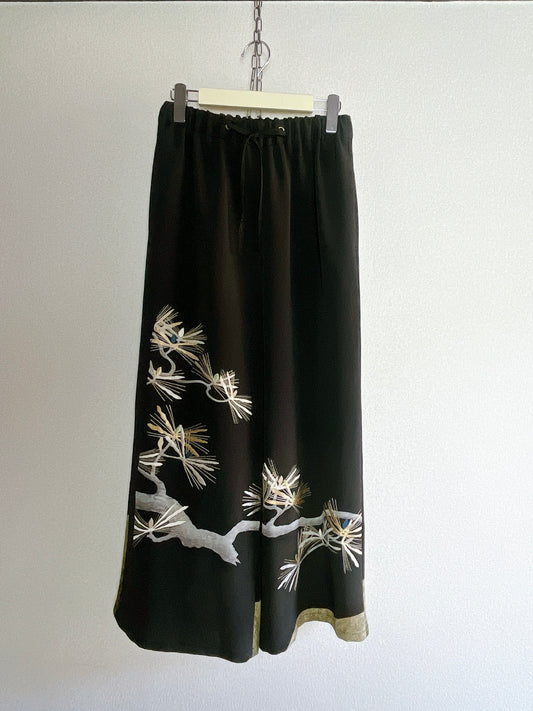 TUPT1G608 KIMONO wide pants リラックスキモノワイドパンツ