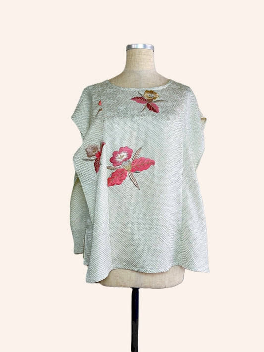 TUTT3E605 キモノスクエアトップス　Kimono square tops