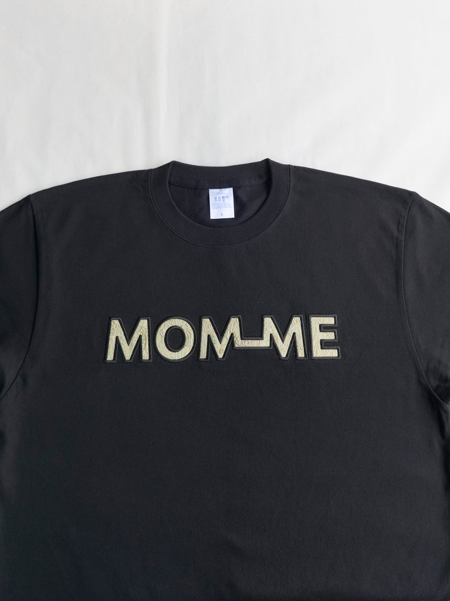 匁momme KIMONO Word T-shirt　【mom-me】 サイズL　24Sep-4