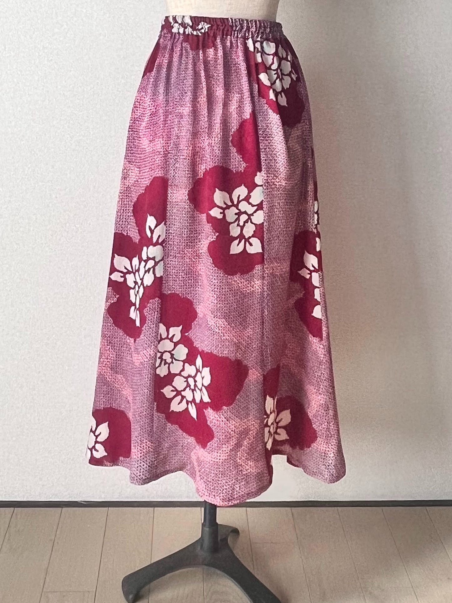 KIMONO mermaid skirt マーメイドスカート/小紋　TUSK1L006