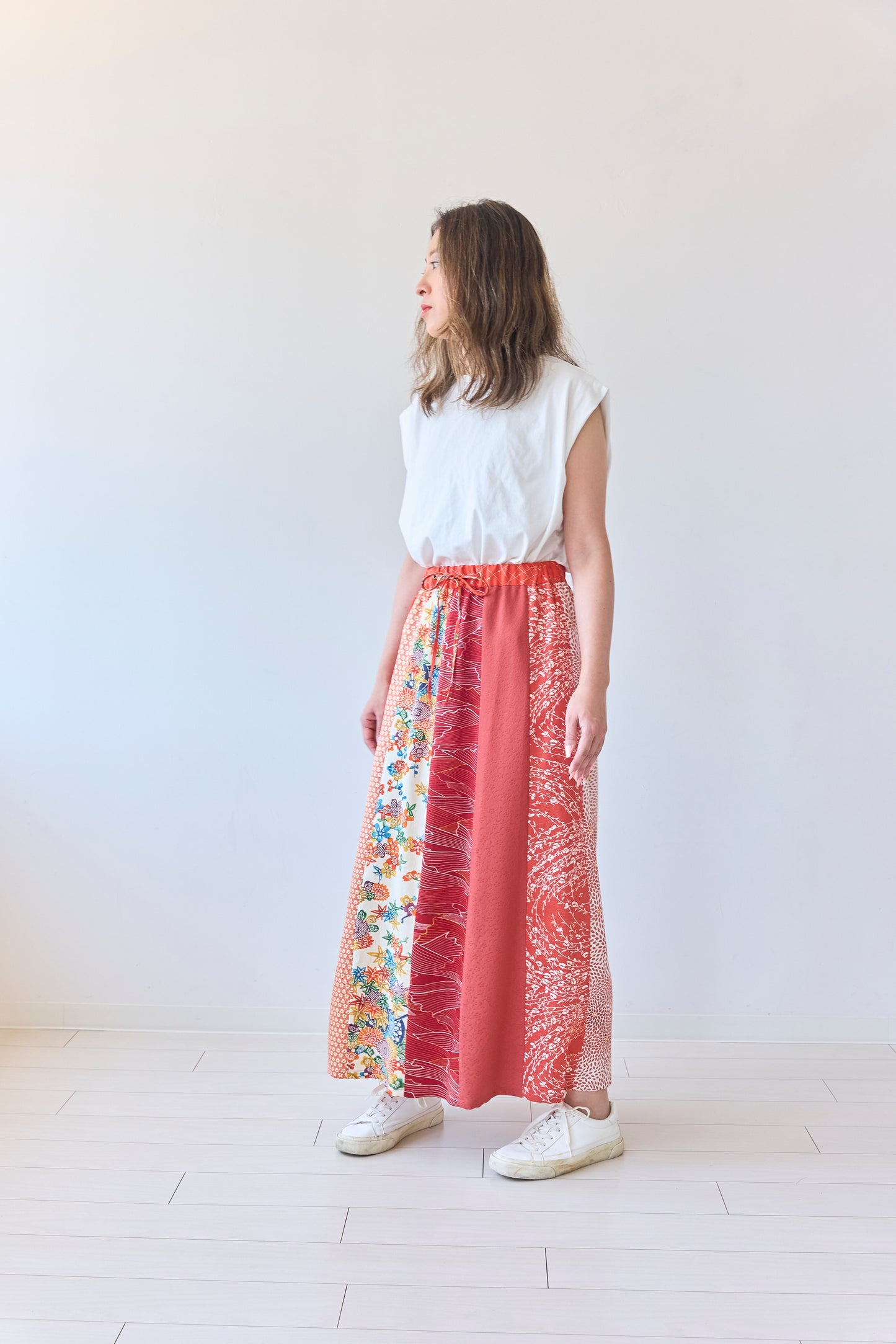 TUSK3k002　Kimono multi skirt 　キモノマルチスカート