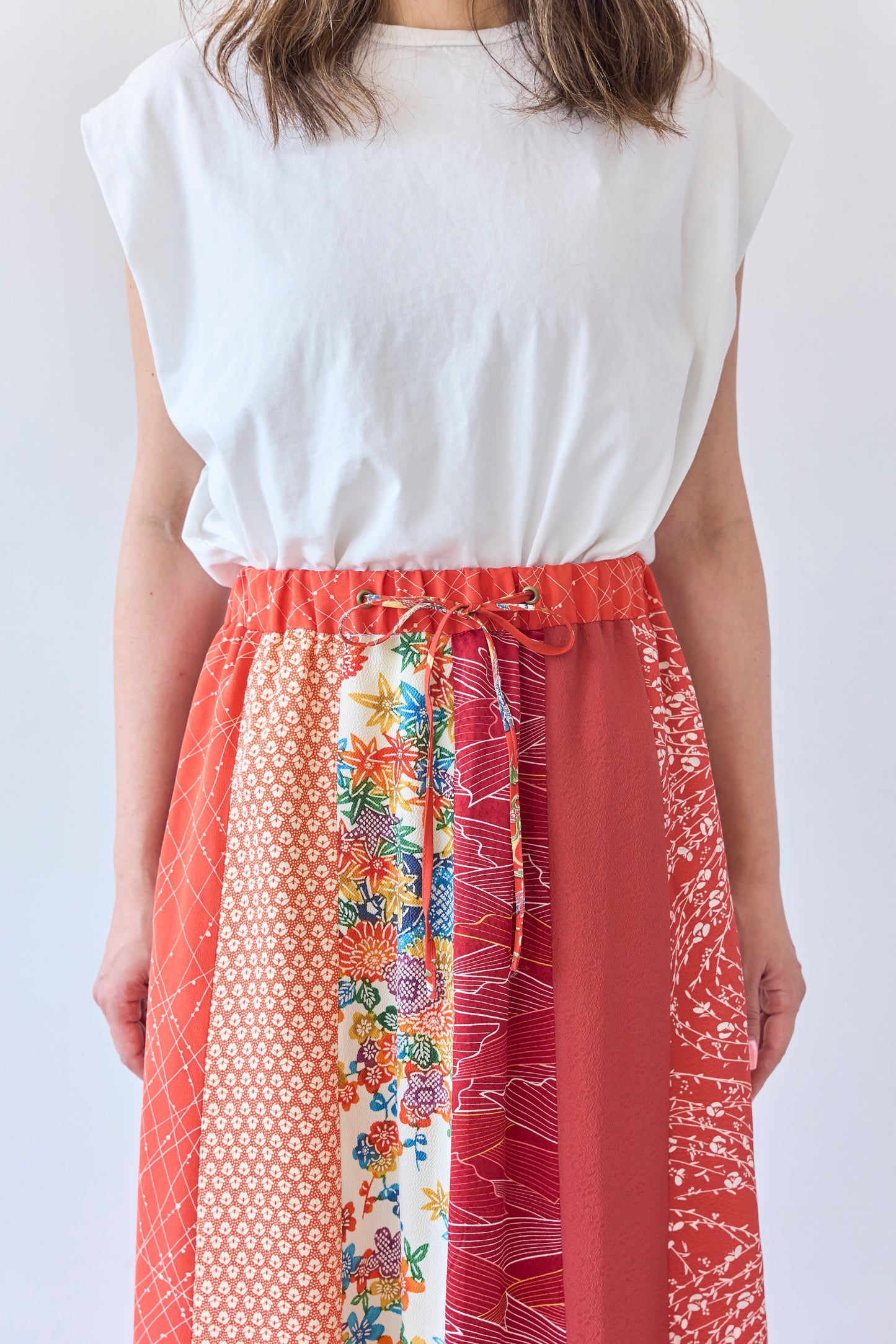 TUSK3k002　Kimono multi skirt 　キモノマルチスカート