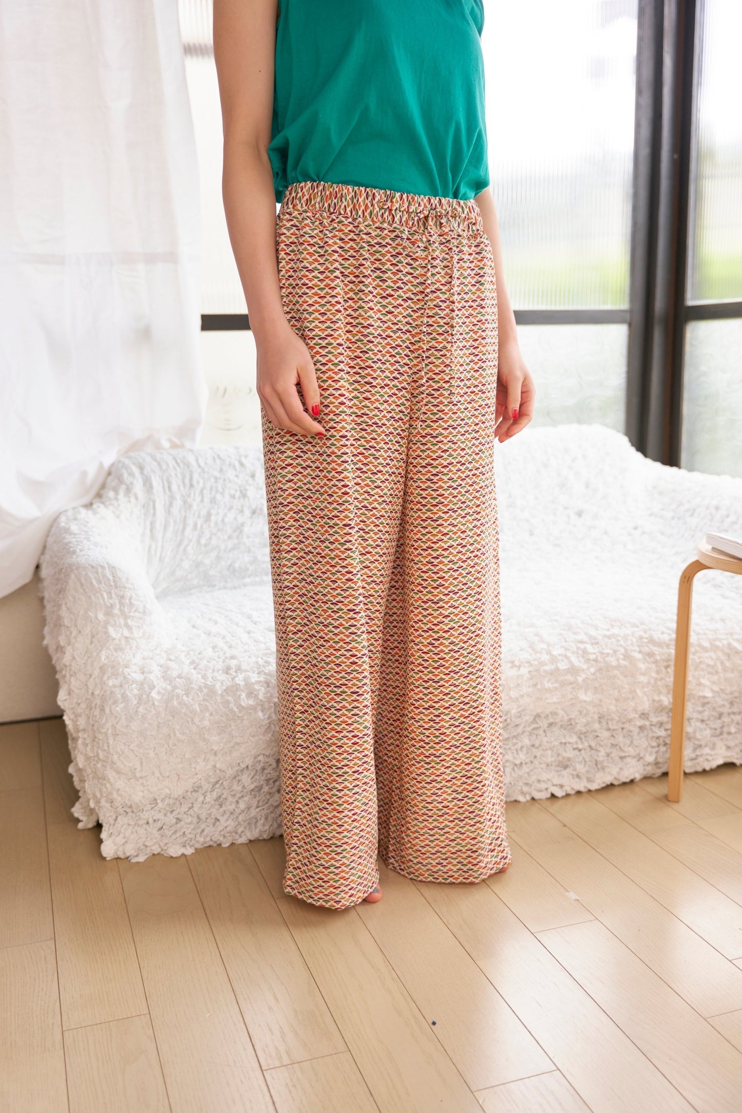 TUPT1G605 KIMONO wide pants リラックスキモノワイドパンツ