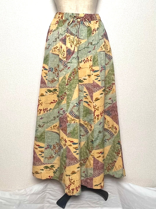 KIMONO FLAIR SKIRT キモノフレアスカート　TUSK2S004