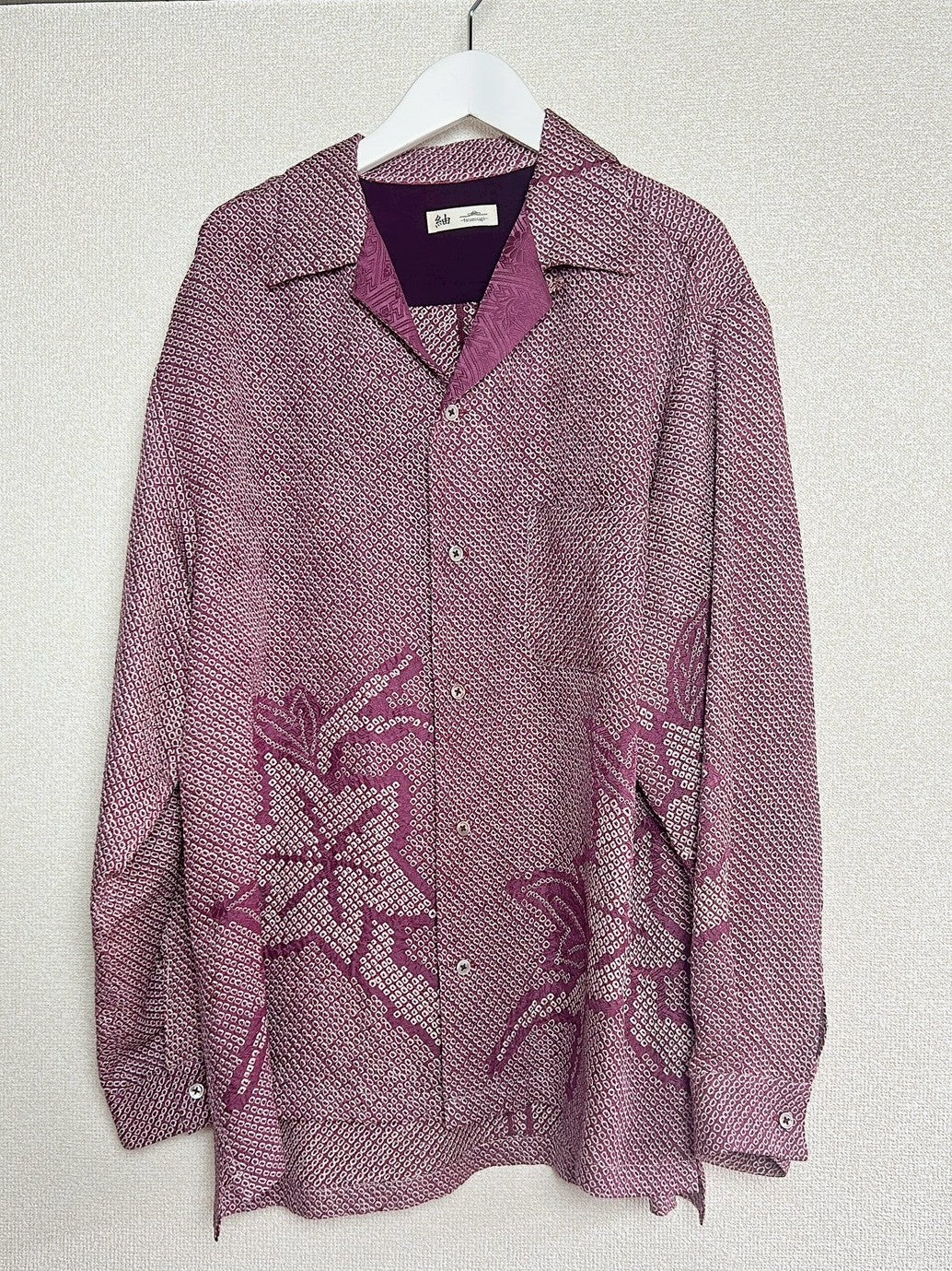 TUSH4j019 Kimono L/Sleeve Shirts キモノ長袖シャツ サイズL