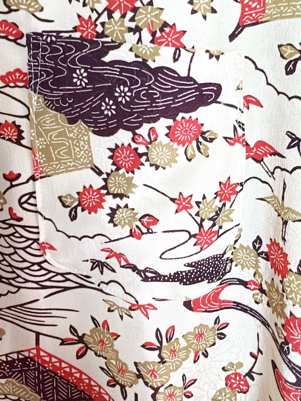 TUSH4j007 Kimono L/Sleeve Shirts キモノ長袖シャツ サイズM
