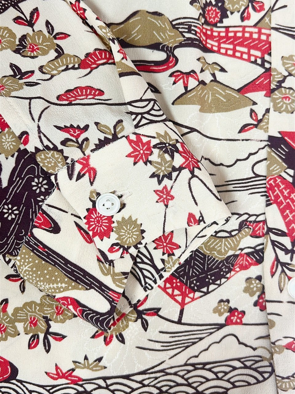 TUSH4j007 Kimono L/Sleeve Shirts キモノ長袖シャツ サイズM