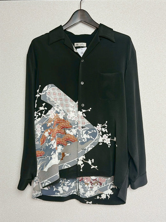 TUSH4j014 Kimono L/Sleeve Shirts キモノ長袖シャツ サイズM