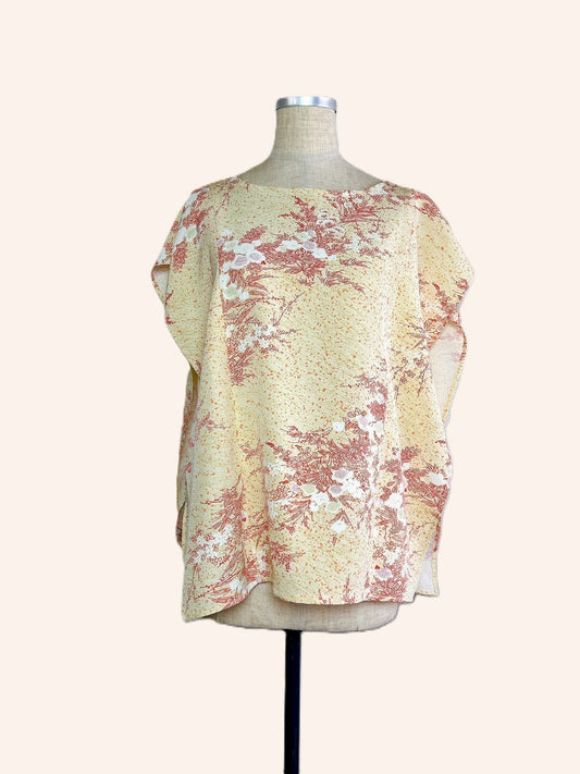 TUTT3E604　キモノスクエアトップス　Kimono square tops