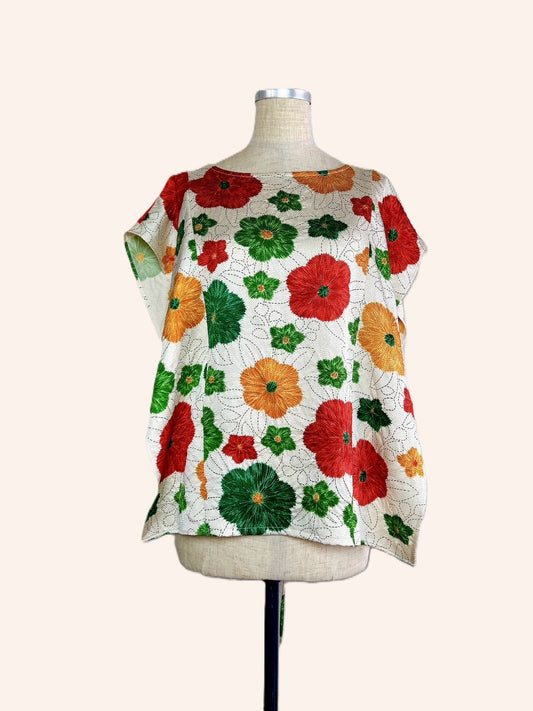 TUTT3E601　キモノスクエアトップス　Kimono square tops