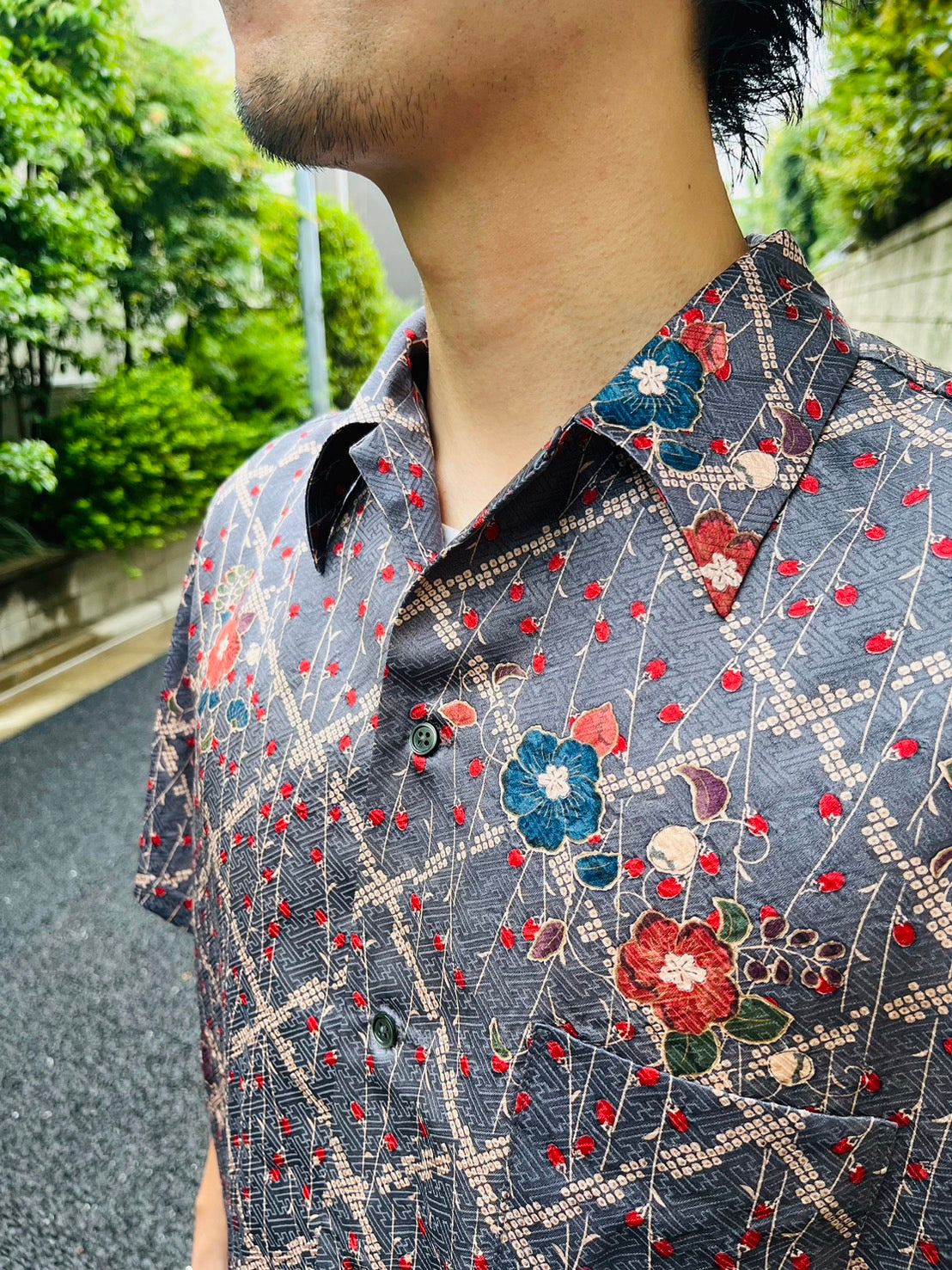 Kimono Men’s Shirts キモノメンズシャツ　サイズL　TUSH2S011