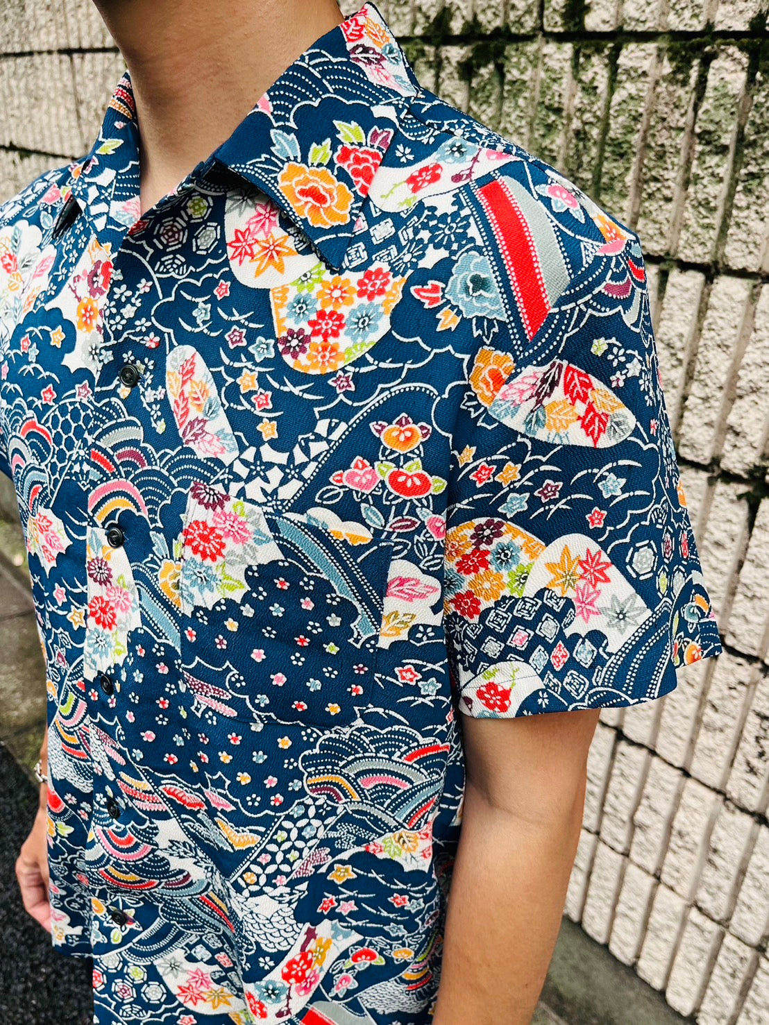 Kimono Men’s Shirts キモノメンズシャツ　サイズS　TUSH2S019