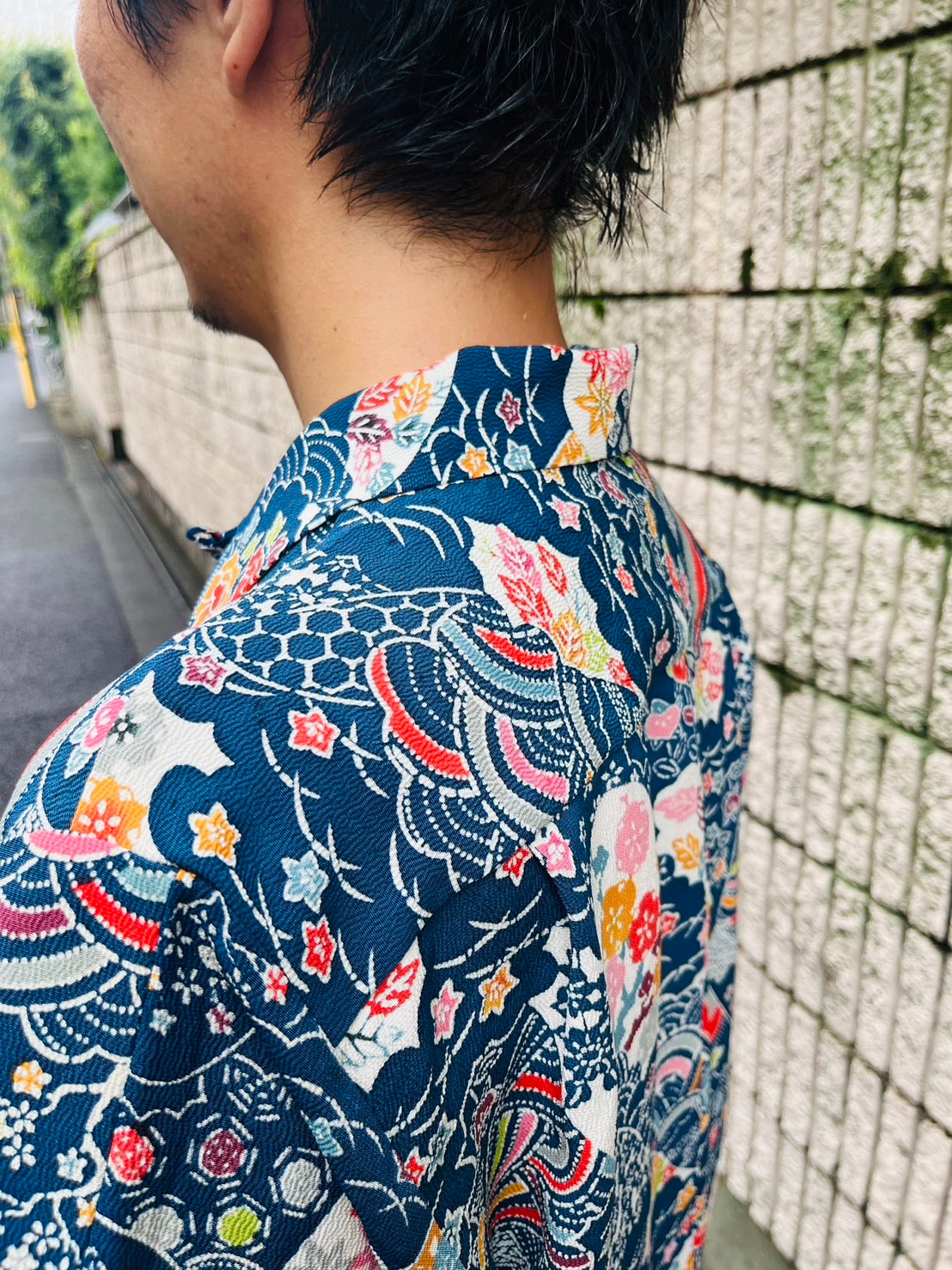 Kimono Men’s Shirts キモノメンズシャツ　サイズS　TUSH2S019