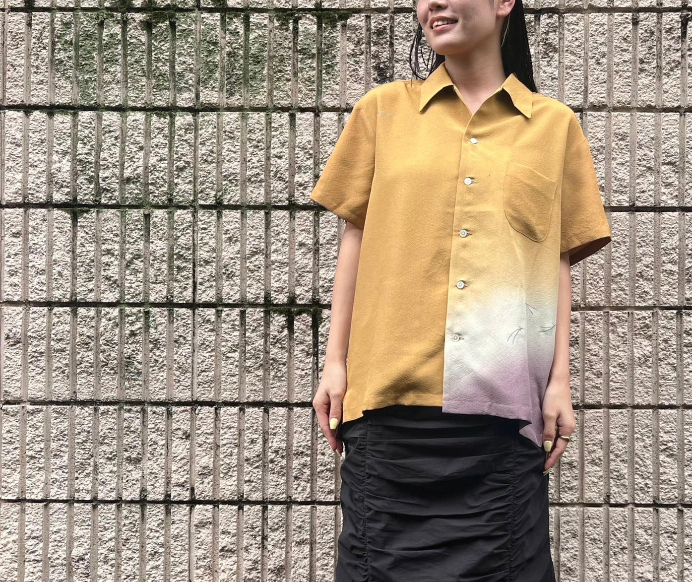 Kimono Men’s Shirts キモノメンズシャツ　サイズS　TUSH2S019