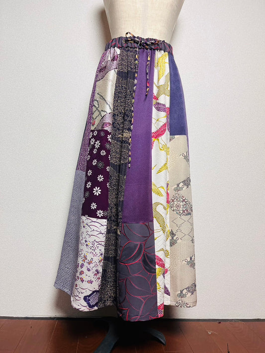 TUSK3k002　Kimono multi skirt 　キモノマルチスカート