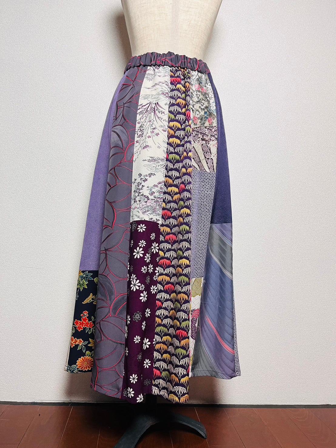 TUSK3k002　Kimono multi skirt 　キモノマルチスカート