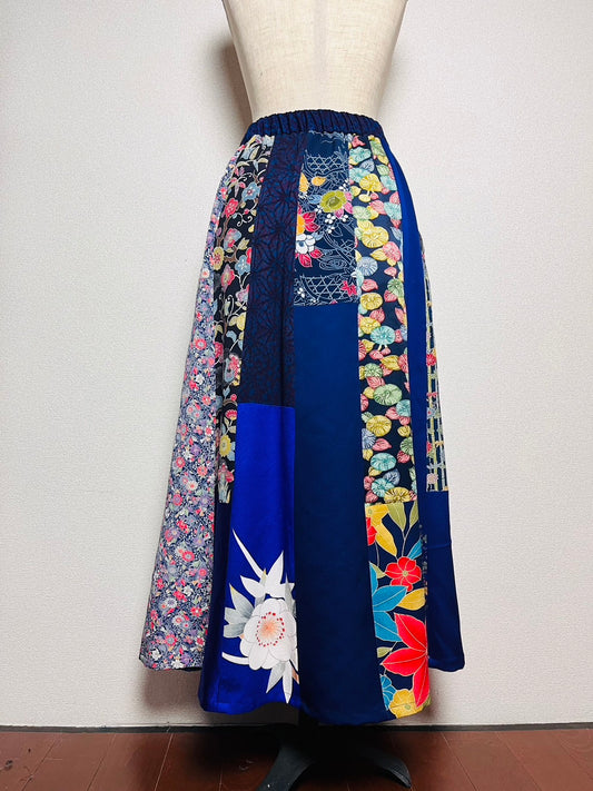 TUSK3k003　Kimono multi skirt 　キモノマルチスカート