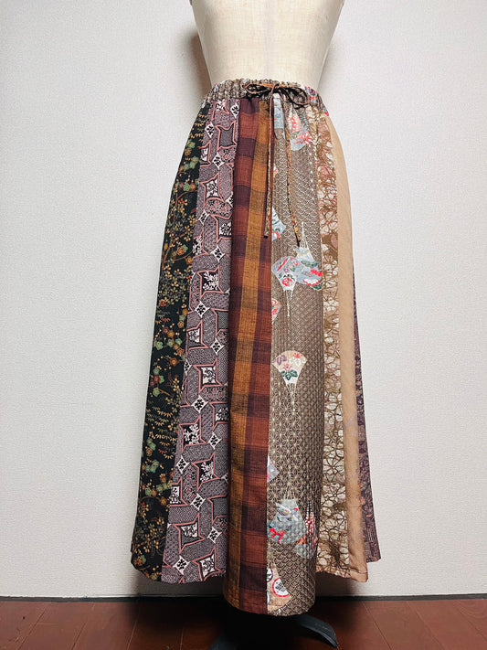 TUSK3k004　Kimono multi skirt 　キモノマルチスカート